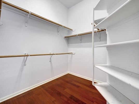 Interior, Walk-in Closets, Wood Texture Flooring
