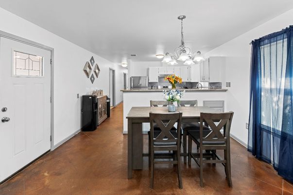 Chandelier, Dining room, Interior, Kitchen