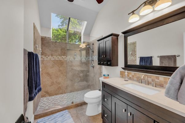 Bathroom, Glass Shower, Interior