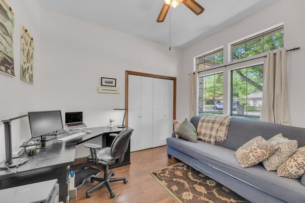 Home Office, Interior, Wood Texture Flooring