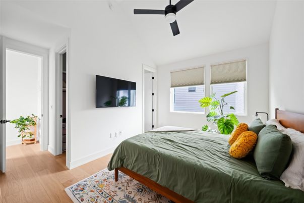Bedroom, Interior, Wood Texture Flooring