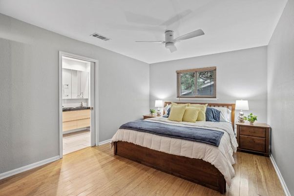 Bedroom, Interior, Wood Texture Flooring