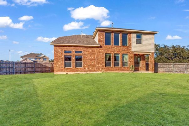 Backyard, Exterior, Facade, Brick Facade, Split Level