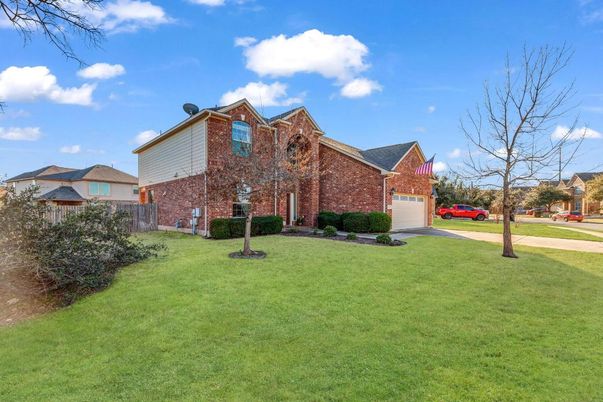 Attached, Backyard, Exterior, Facade, Brick Facade, Tudor Revival