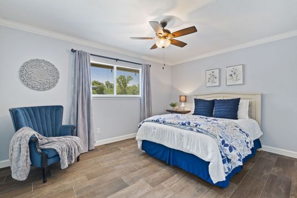Bedroom, Interior, Wood Texture Flooring