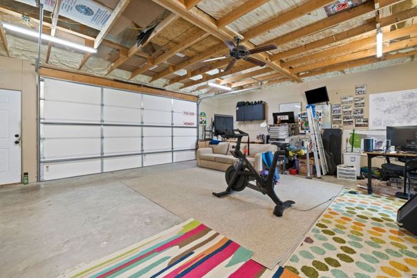 Fitness Equipment, Garage, Interior, Wooden Beams, Wooden Ceilings