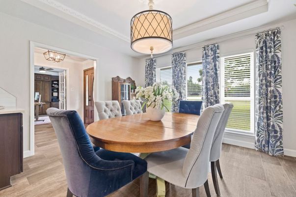 Dining room, Interior, Wood Texture Flooring