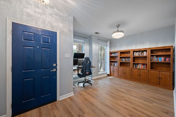 Home Office, Interior, Wood Texture Flooring