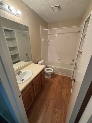 Bathroom, Interior, Wood Texture Flooring