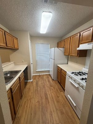 Interior, Kitchen, Wood Texture Flooring