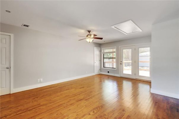 Empty room, Interior, Wood Texture Flooring