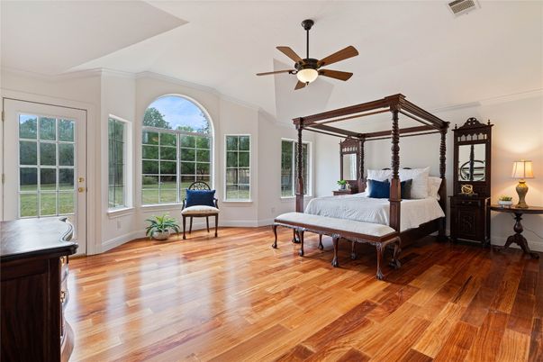 Bedroom, Interior, Wood Texture Flooring