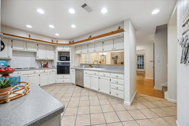 Interior, Kitchen, Recessed Lighting, Stainless Steel Appliances
