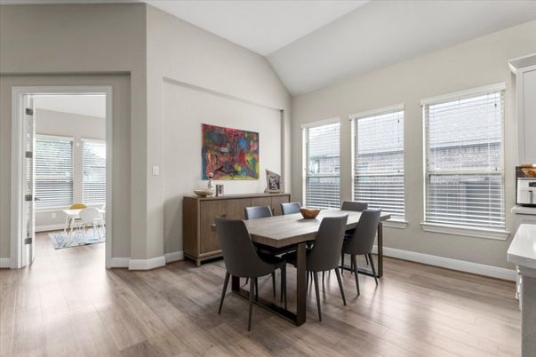 Dining room, Interior, Wood Texture Flooring