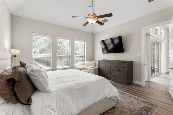 Bedroom, Interior, Wood Texture Flooring