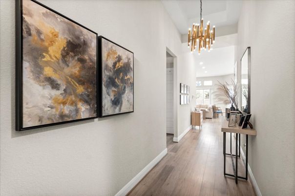 Interior, Pendant Lights, Recessed Lighting, Wood Texture Flooring