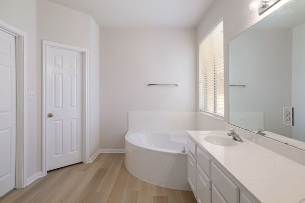 Bathroom, Interior, Wood Texture Flooring