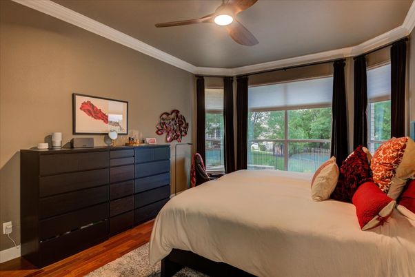 Bedroom, Interior, Wood Texture Flooring