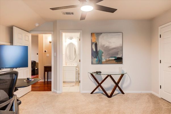 Home Office, Interior, Wood Texture Flooring
