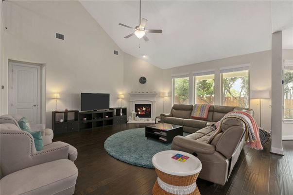 Fireplace, Interior, Living room, Wood Texture Flooring