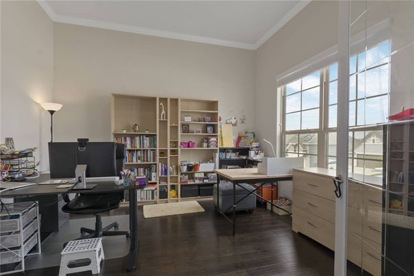 Home Office, Interior, Wood Texture Flooring