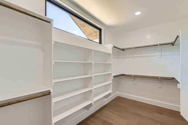 Interior, Recessed Lighting, Walk-in Closets, Wood Texture Flooring