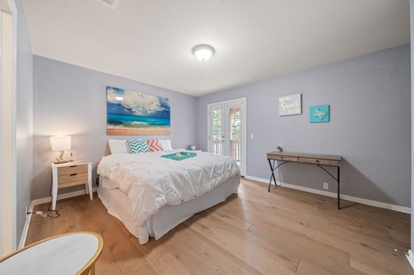 Bedroom, Interior, Wood Texture Flooring