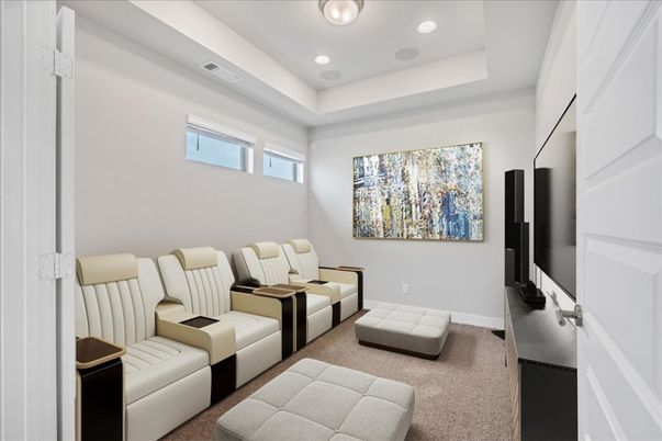 Interior, Recessed Lighting, Theatre Room