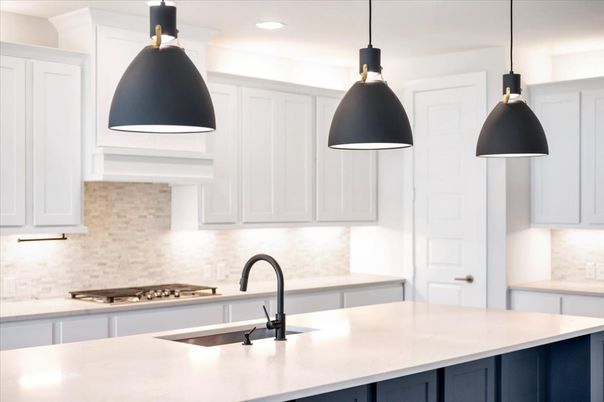Interior, Kitchen, Pendant Lights, Recessed Lighting