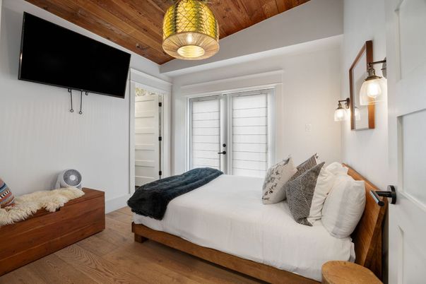 Bedroom, Interior, Wooden Ceilings, Wood Texture Flooring