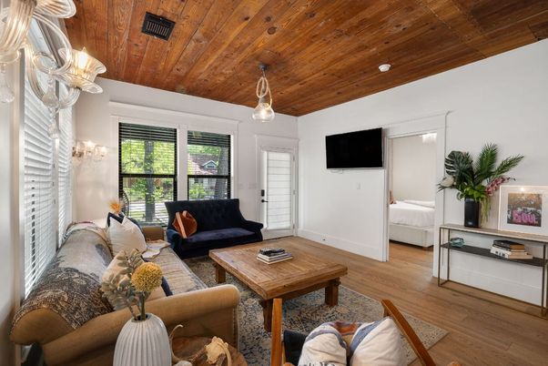Interior, Living room, Wooden Ceilings, Wood Texture Flooring
