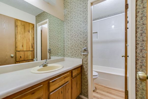 Bathroom, Interior, Wood Texture Flooring