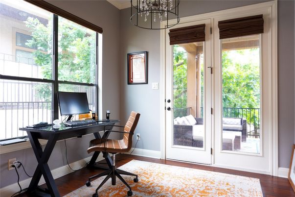 Home Office, Interior, Wood Texture Flooring