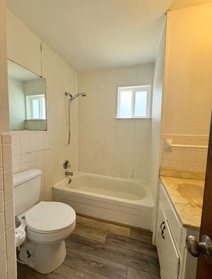 Bathroom, Interior, Wood Texture Flooring