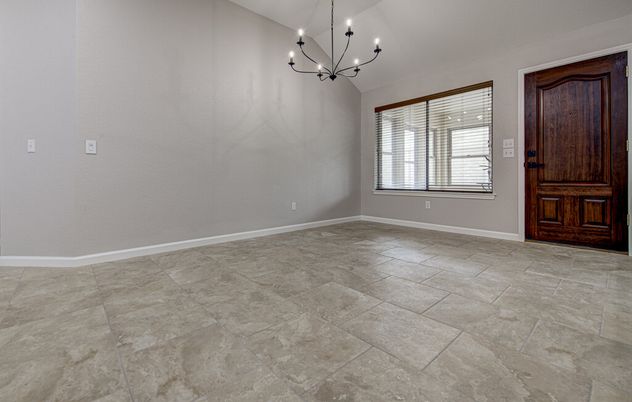 Chandelier, Empty room, Interior