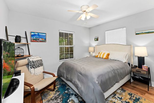 Bedroom, Interior, Wood Texture Flooring