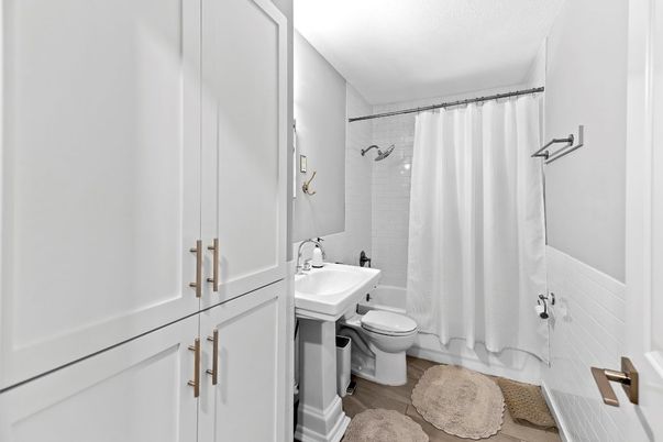 Bathroom, Interior, Wood Texture Flooring
