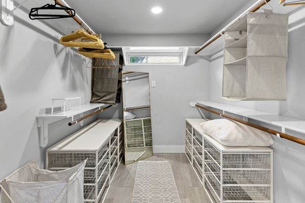 Interior, Recessed Lighting, Walk-in Closets, Wood Texture Flooring