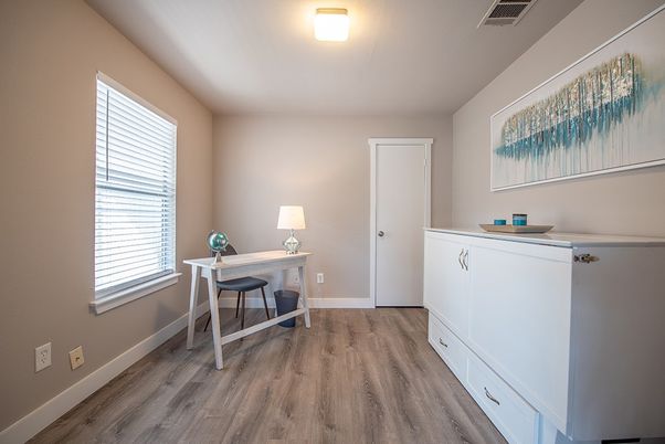 Home Office, Interior, Wood Texture Flooring
