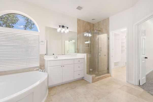 Bathroom, Glass Shower, Interior