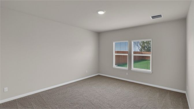Empty room, Interior, Recessed Lighting