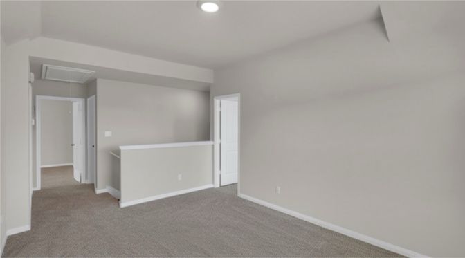 Empty room, Interior, Recessed Lighting