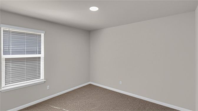 Empty room, Interior, Recessed Lighting