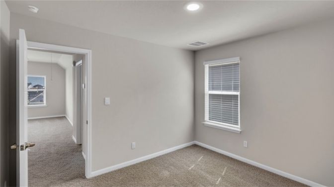 Empty room, Interior, Recessed Lighting
