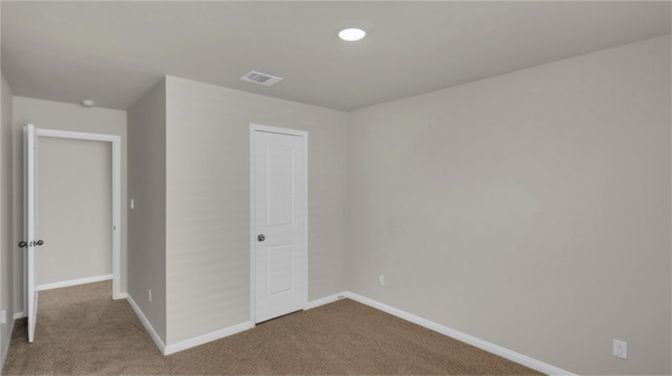 Empty room, Interior, Recessed Lighting
