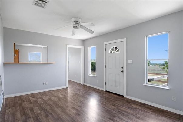 Empty room, Interior, Water, Wood Texture Flooring