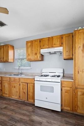 Interior, Kitchen, Wood Texture Flooring