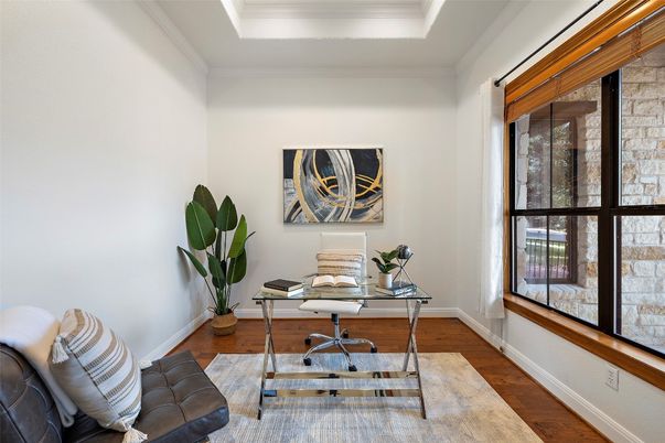 Home Office, Interior, Wood Texture Flooring
