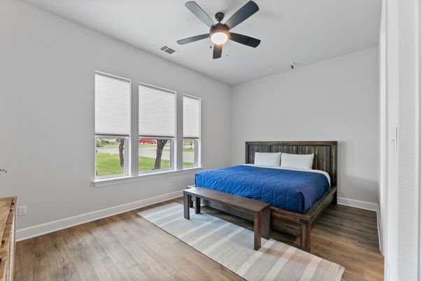Bedroom, Interior, Wood Texture Flooring