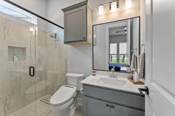 Bathroom, Glass Shower, Interior